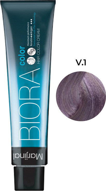 Краска для волос V.1 фиолетовый аметист Biora, 60 мл
