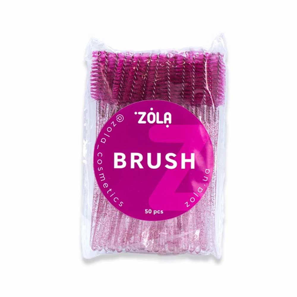 Щеточка одноразовая розовая Zola, 50 шт