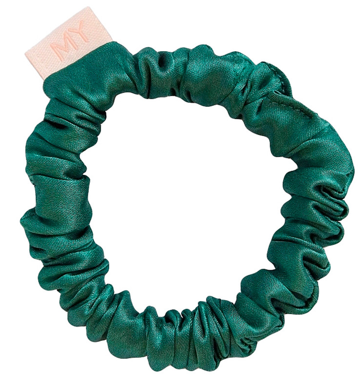 Резинка шовкова для волосся Смарагдовий оксамит Emerald Velvet S MY HEART