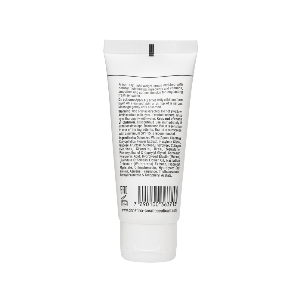 Плацентарний крем для жирної шкіри ElastinCollagen Placental Enzyme Moisture Cream Christina, 60 мл  Фото 2 
