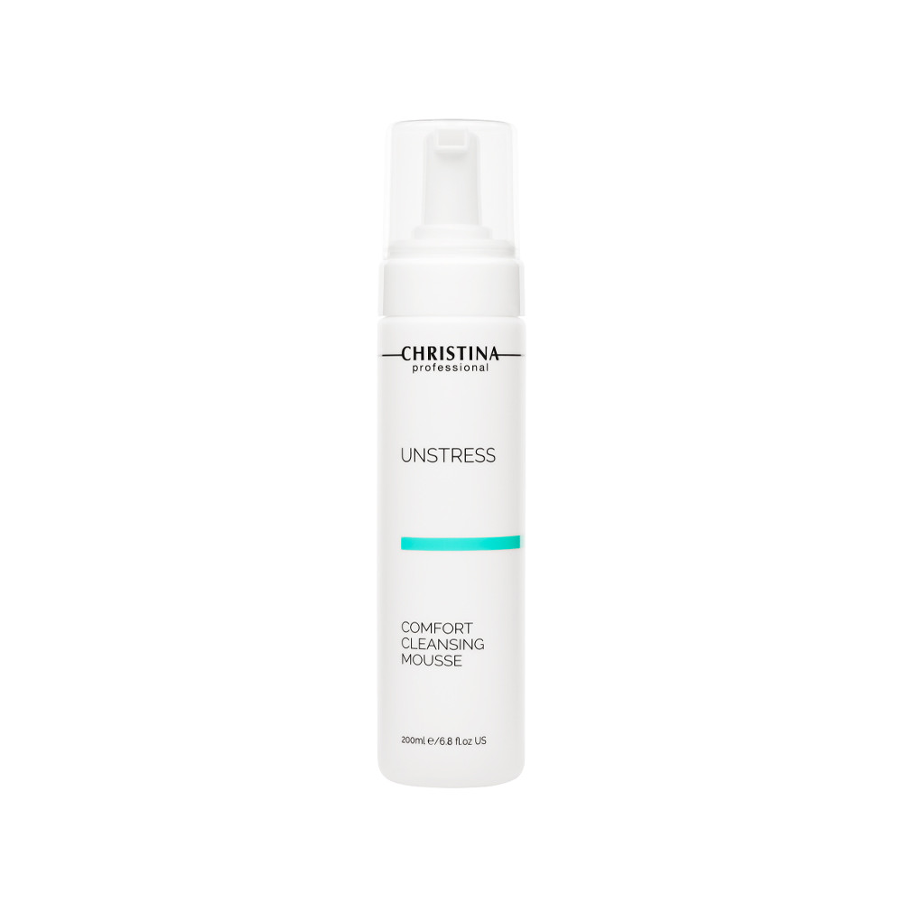 Очищаючий мус-комфорт Unstress Comfort Cleansing Mousse Christina, 200 мл