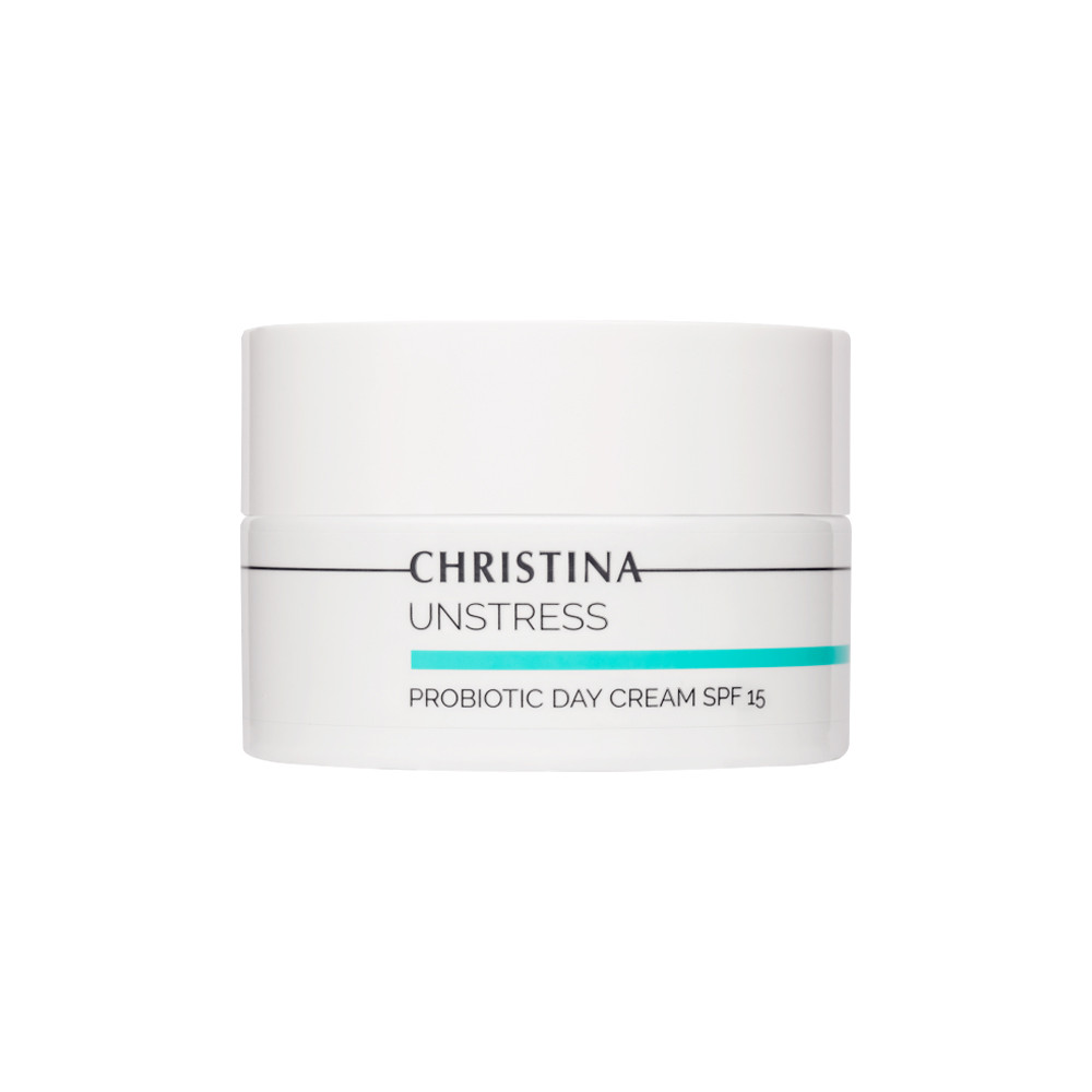 Денний крем із пробіотичною дією Unstress ProBiotic day Cream SPF15 Christina, 50 мл