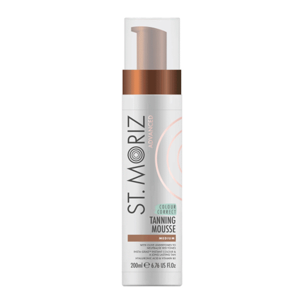 Автобронзат-мус для середньої шкіри Medium St Moriz Advanced Colour Correcting Mousse, 200 мл