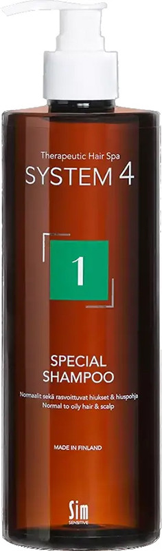 Шампунь для схильної до жирності шкіри Sensitive Special Shampoo №1 System 4, 500 мл