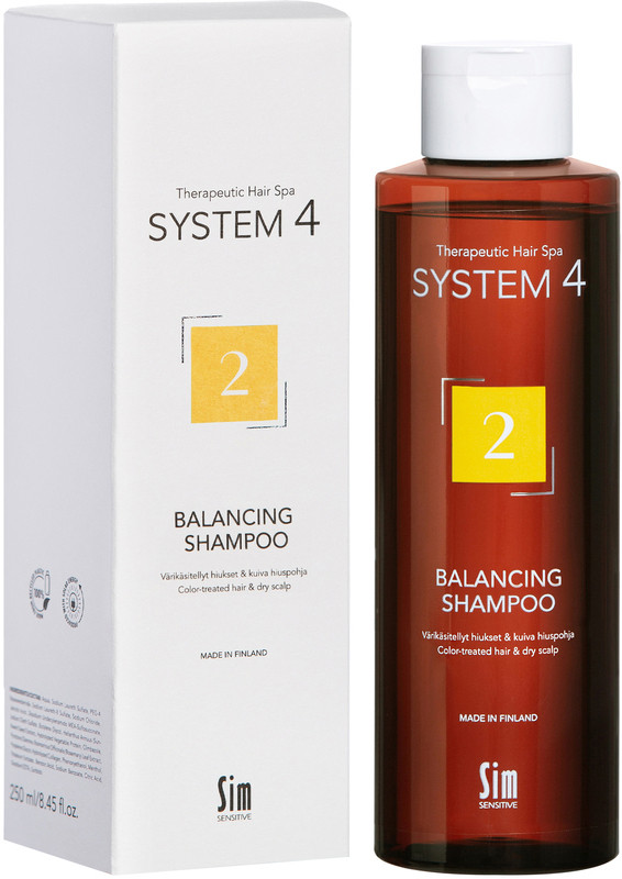Шампунь для сухих, окрашенных и поврежденных волос Balancing Shampoo №2 System 4, 250 мл на beauty-prof.com Шампунь для сухих, окрашенных и поврежденных волос Balancing Shampoo №2 System 4, 250 мл