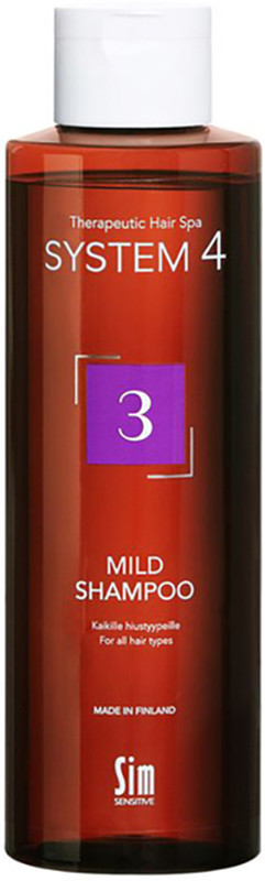 Шампунь для профилактического применения для всех типов волос Mild Shampoo №3 System 4, 250 мл на beauty-prof.com Фото 2 Шампунь для профилактического применения для всех типов волос Mild Shampoo №3 System 4, 250 мл Фото 2