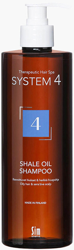 Шампунь для жирної і чутливої шкіри голови Shale Oil Shampoo №4 System 4, 500 мл