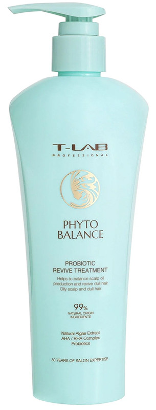 Кондиціонер з пробіотиками для волосся Phyto Balance Probiotic Revive Treatment T-LAB Professional, 300 мл