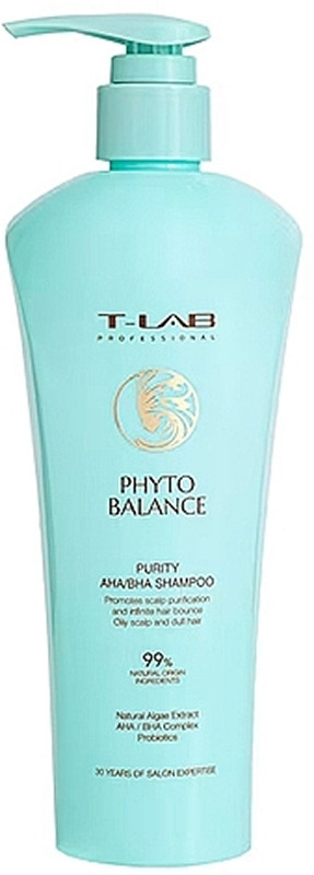 Шампунь для волос с кислотами Phyto Balance Purity Aha/Bha Shampoo T-Lab Professional, 300 мл