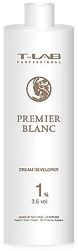 Крем-проявник Premier Blanc Cream Developer 1% 3.5 vol T-LAB Professional, 1000 мл