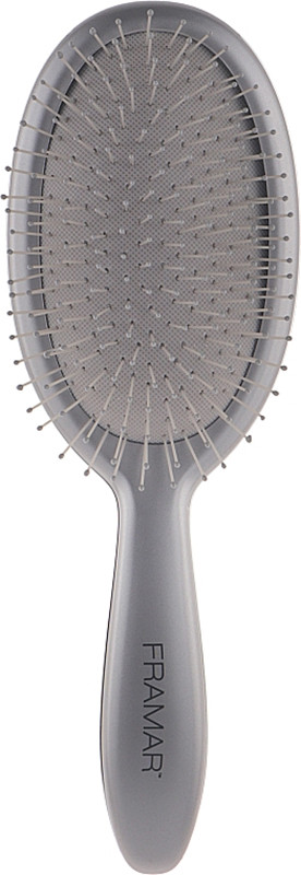 Щітка Metallic Detangle Brush Silver Framar
