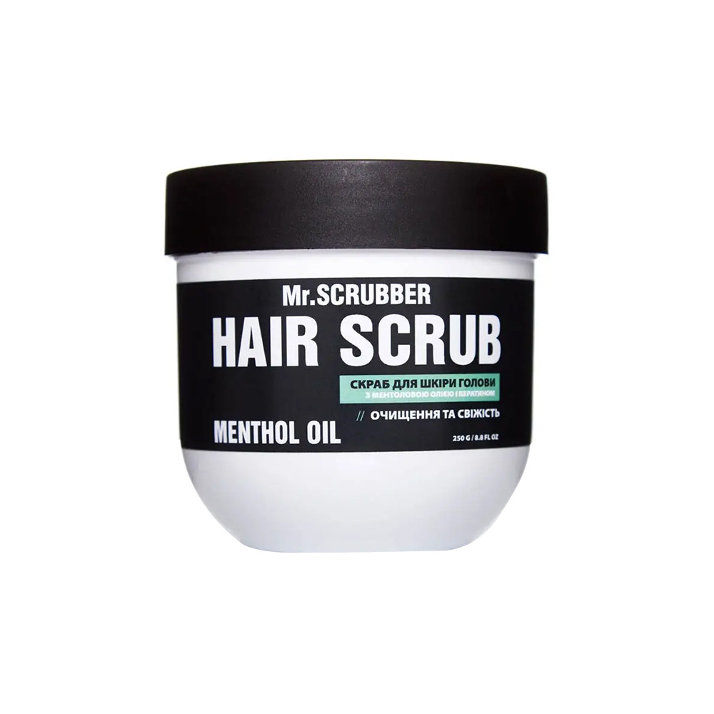 Скраб для кожи головы и волос Hair Scrub Menthol Oil Mr.Scrubber, 250 мл