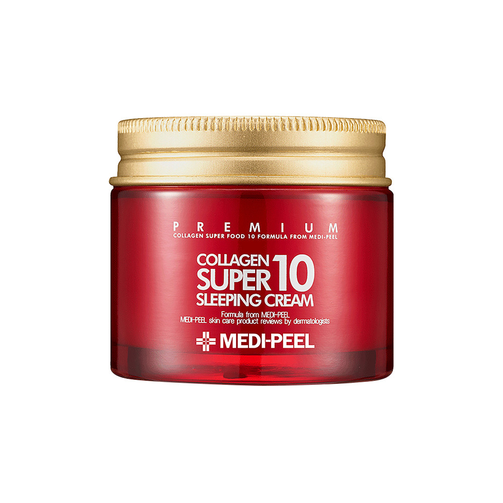 Крем для обличчя нічний омолоджувальний з колагеном Collagen Super 10 Sleeping Cream Medi-Peel, 70 мл