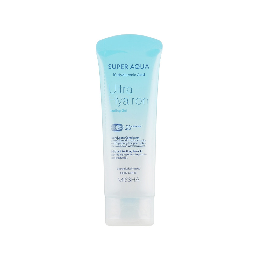 Пілінг-скатка для обличчя Super Aqua Ultra Hyalron Peeling Gel Missha, 100 мл 