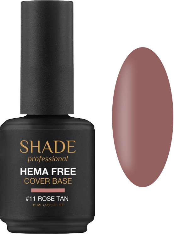 База для нігтів cover Hema Free №11 Rose tan Shade, 15 мл