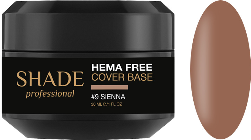 База для нігтів cover Hema Free №9 Sienna Shade, 30 мл
