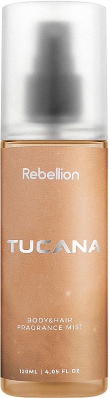 Спрей парфумований для тіла та волосся "Tucana" Rebellion, 120мл