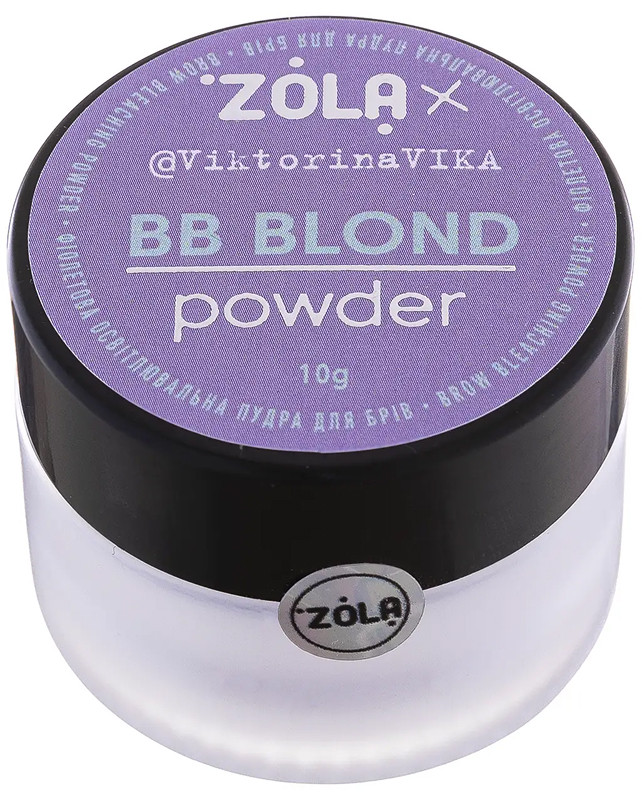 Пудра освітлююча фіолетова для брів Zola x Viktorina Vika, 10 г на beauty-prof.com Пудра освітлююча фіолетова для брів Zola x Viktorina Vika, 10 г