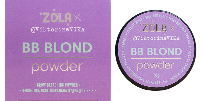 Пудра освітлююча фіолетова для брів Zola x Viktorina Vika, 10 г на beauty-prof.com Фото 2 Пудра освітлююча фіолетова для брів Zola x Viktorina Vika, 10 г Фото 2
