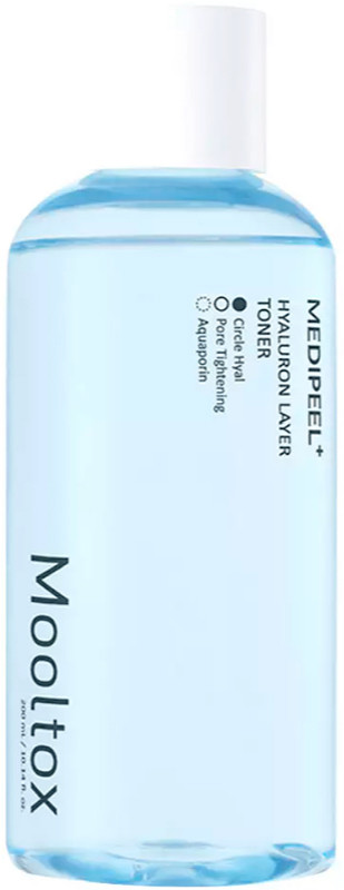 Тонер зволожувальний з гіалуроновою кислотою Medi-Peel Hyaluronic Acid Layer Mooltox Toner, 300 мл