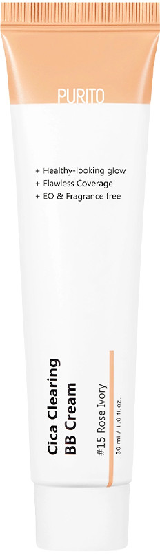 ВВ крем с экстрактом центеллы Purito Cica Clearing BB Cream (№15 Rose Ivory), 30 мл