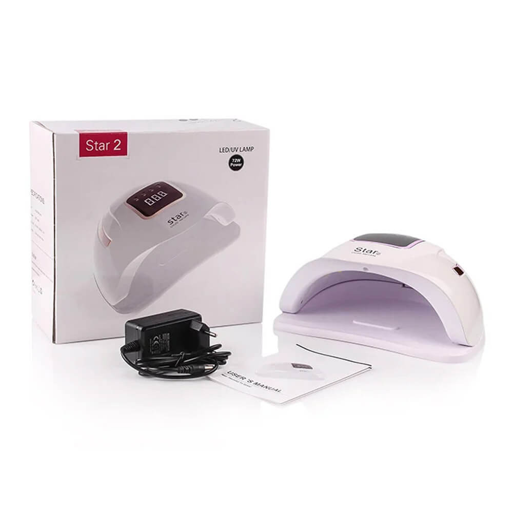 Лампа LED/UV STAR 2 гібридна (з дисплеєм) троянда, 72 Вт на beauty-prof.com Фото 5 Лампа LED/UV STAR 2 гібридна (з дисплеєм) троянда, 72 Вт Фото 5