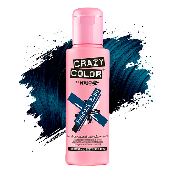 Тинт-краска для волос №45 глубокий синий Crazy Color, 100 мл