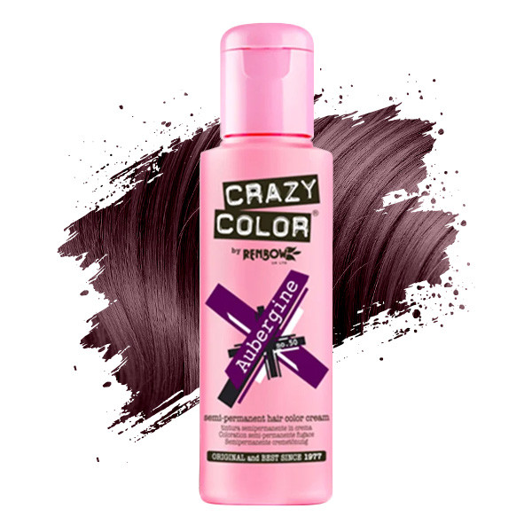 Тінт-фарба для волосся №50 баклажан Crazy Color, 100 мл