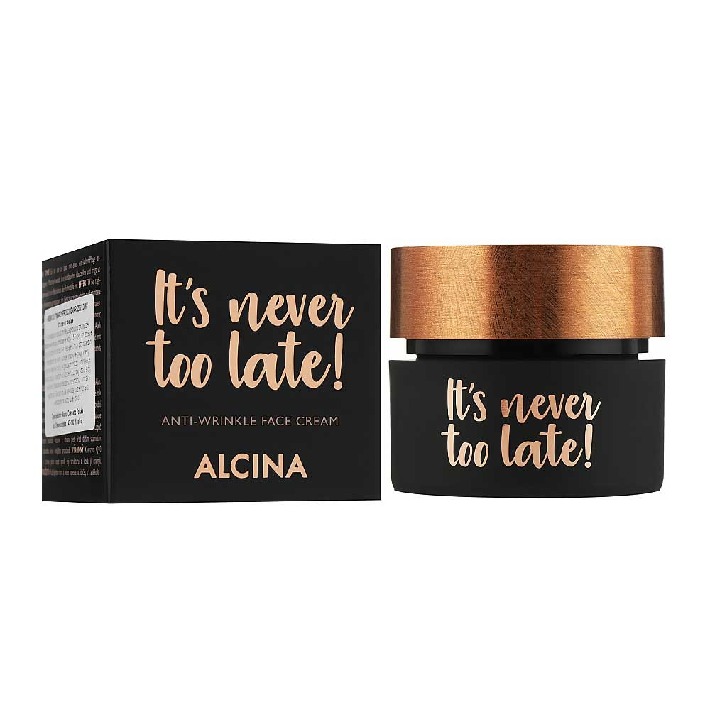 Крем для обличчя зморшок Its never too late Face Cream Alcina, 50 мл  Фото 2 