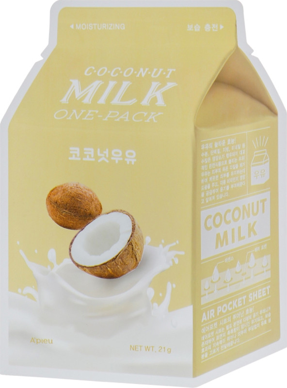 Зволожуюча маска A'pieu Milk One Pack #Coconut Milk