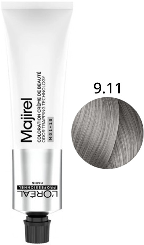 Крем-краска для волос стойкая 9.11 Majirel L’Oreal Professionnel, 60 мл