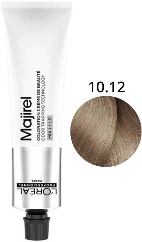 Крем-фарба для волосся стійка 10.12 Majirel L’Oreal Professionnel, 60 мл