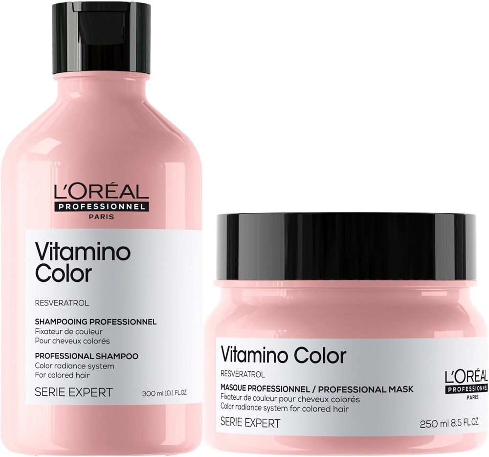 Набір шампунь та маска для волосся Vitamino Color 2025 L’Oreal Professionnel, 300 мл/250 мл  Фото 2 