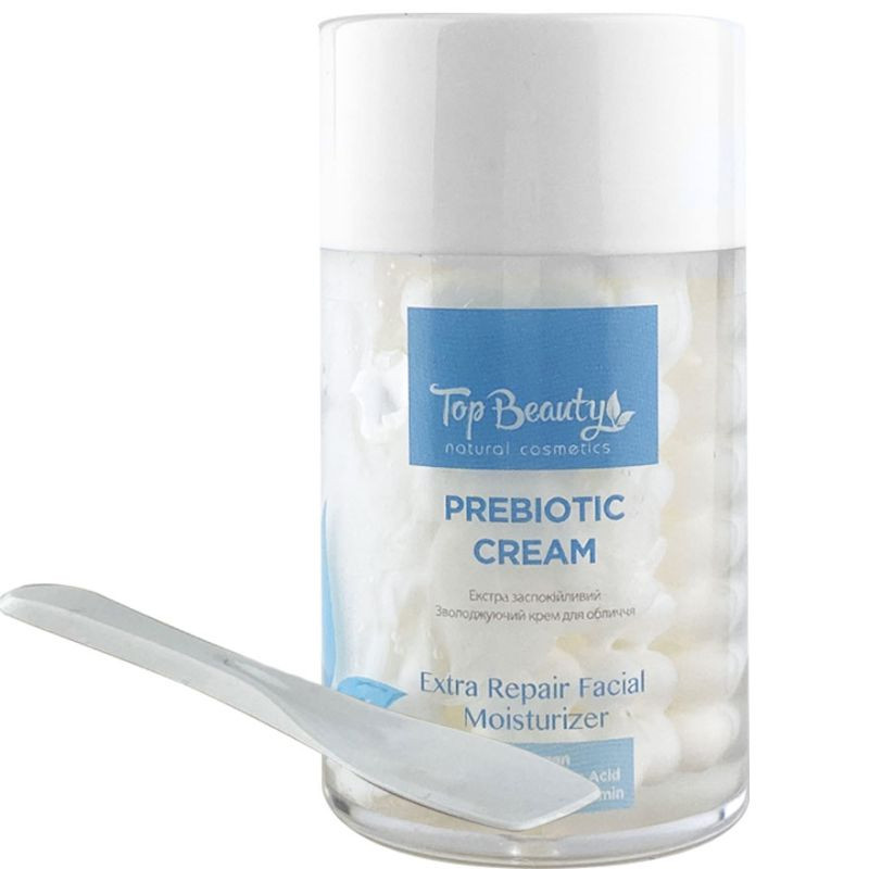 Крем для обличчя екстразаспокійливий зволоджуючий Prebiotic Cream Top Beauty, 100 мл на beauty-prof.com Фото 3 Крем для обличчя екстразаспокійливий зволоджуючий Prebiotic Cream Top Beauty, 100 мл Фото 3