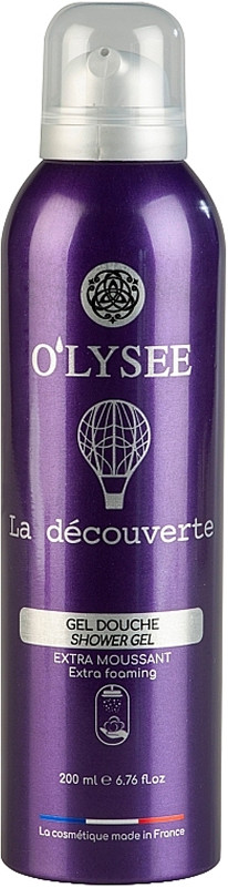 Гель-пена для душа очищающая Extra Foaming Shower Gel La découverte O'LYSEE, 200 мл