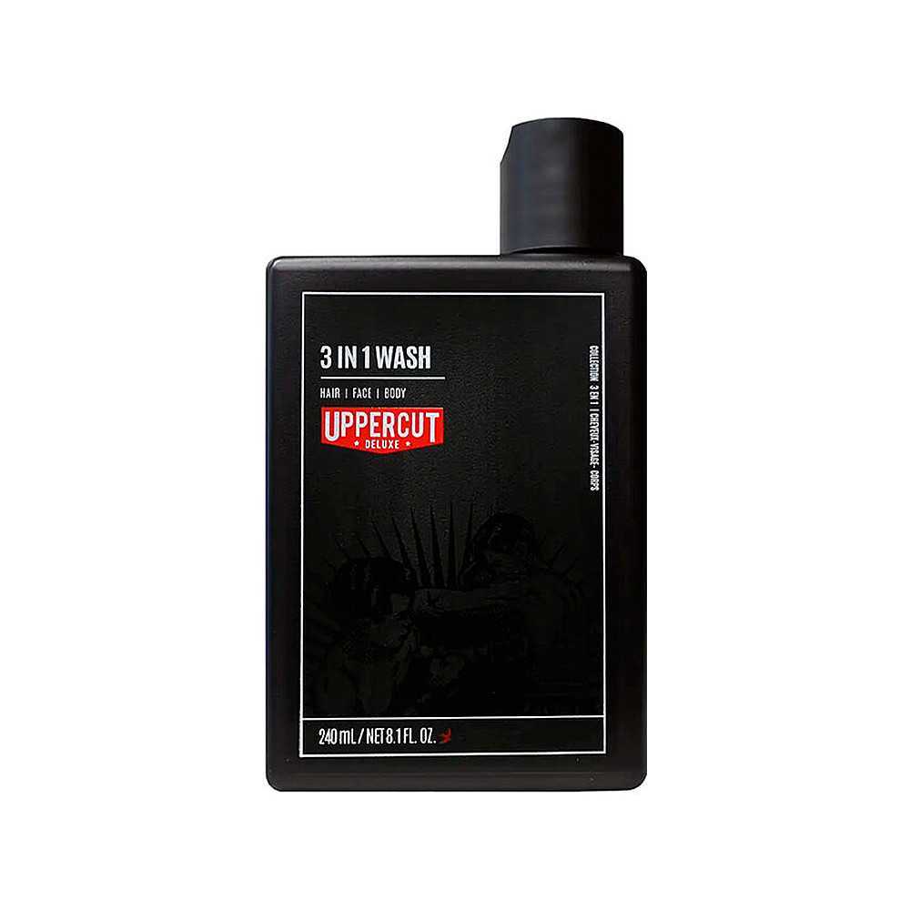Шампунь 3 в 1 Wash Uppercut, 240 мл