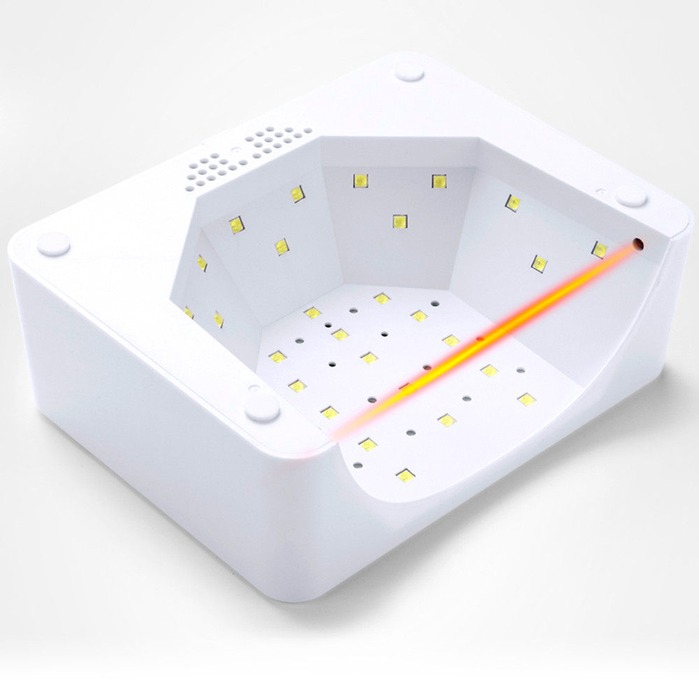 LED/UV Лампа STAR 1 гібридна (з дисплеєм) червоно-біла 48Вт  Фото 4 