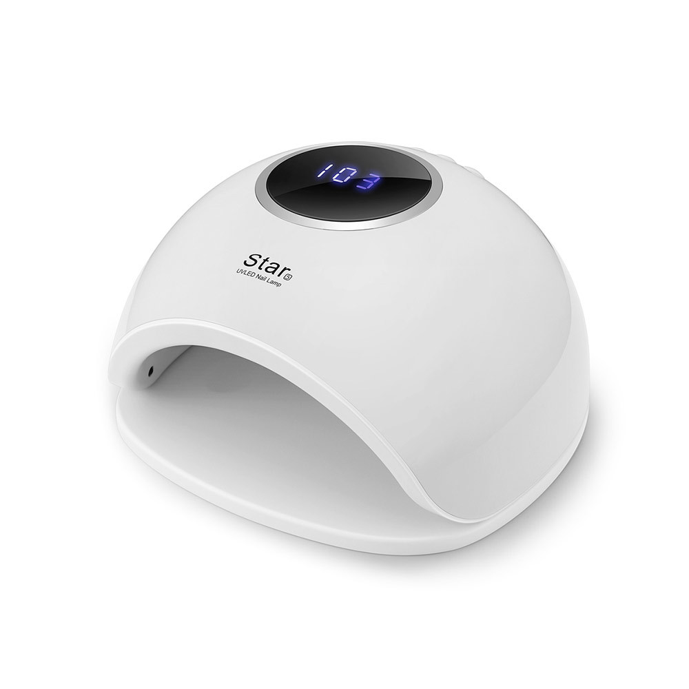 LED/UV Лампа STAR 5 гібридна (з дисплеєм) біла 48 Вт