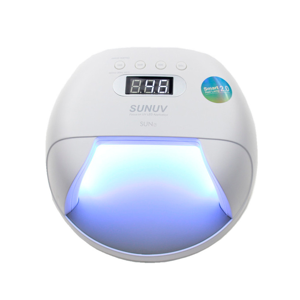 LED/UV Лампа SUN-7 гибридная (с дисплеем) белая 48 Вт
