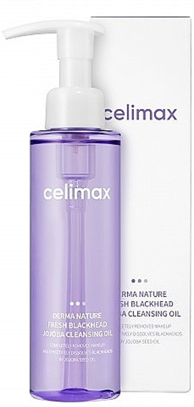 Гідрофільна олія Derma Nature Fresh Blackhead Jojoba Cleansing Oil Celimax, 150 мл  Фото 2 