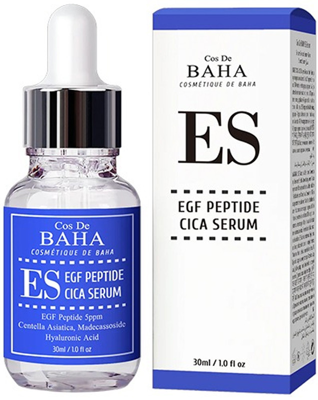 Сироватка відновлююча для обличчя EGF Peptide Cica Serum Cos De BAHA, 30 мл на beauty-prof.com Фото 2 Сироватка відновлююча для обличчя EGF Peptide Cica Serum Cos De BAHA, 30 мл Фото 2