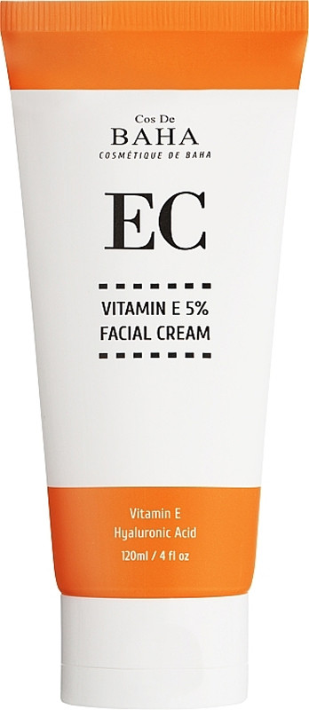 Крем відновлюючий з вітаміном E 5% та керамідами Facial Cream Cos De BAHA, 120 мл
