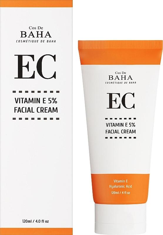 Крем відновлюючий з вітаміном E 5% та керамідами Facial Cream Cos De BAHA, 120 мл на beauty-prof.com Фото 2 Крем відновлюючий з вітаміном E 5% та керамідами Facial Cream Cos De BAHA, 120 мл Фото 2