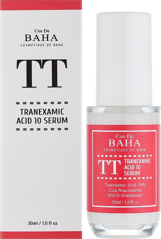 Сироватка з транексамовою кислотою Tranexamic Acid Facial Serum Cos De Baha, 30 мл на beauty-prof.com Фото 2 Сироватка з транексамовою кислотою Tranexamic Acid Facial Serum Cos De Baha, 30 мл Фото 2