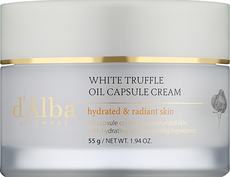 Крем зволожуючий капсульний White Truffle Oil Capsule Cream D'Alba, 55 г 