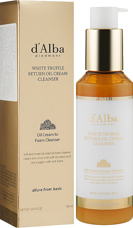 Крем-олія для очищення White Truffle Return Oil Cream Cleanser d'Alba, 150 мл на beauty-prof.com Фото 2 Крем-олія для очищення White Truffle Return Oil Cream Cleanser d'Alba, 150 мл Фото 2
