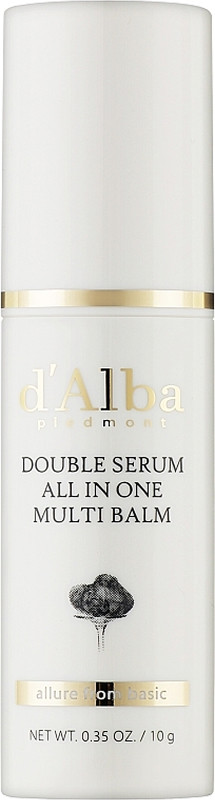Стик мультифункциональный антивозрастной Double Serum All In One Multi Balm d'Alba, 10 г на beauty-prof.com Стик мультифункциональный антивозрастной Double Serum All In One Multi Balm d'Alba, 10 г