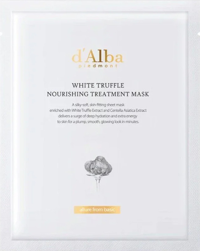 Маска тканевая питательная White Truffle Nourishing Treatment Mask d'Alba, 25 г