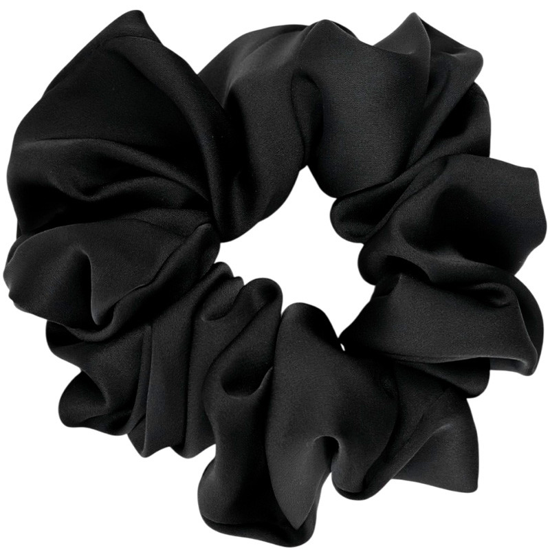 Резинка для волосся шовк Black МАХ Miso