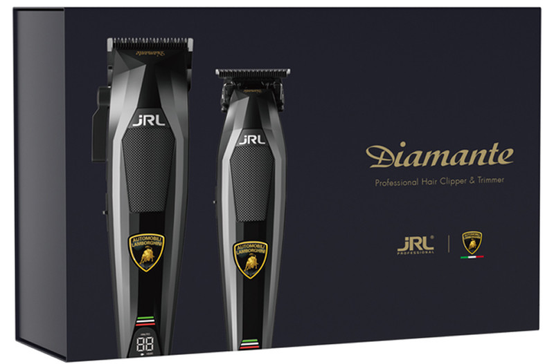 Набор машинки + триммер чорний JRL x Lamborghini Diamante Collection, JRL-DI2025B на beauty-prof.com Фото 3 Набор машинки + триммер чорний JRL x Lamborghini Diamante Collection, JRL-DI2025B Фото 3